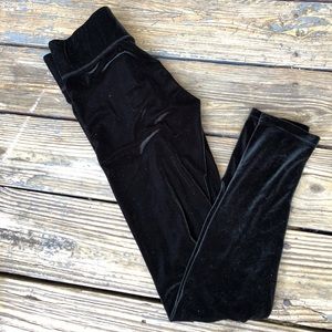 Pink velvet leggings. Worn maybe 3 times.